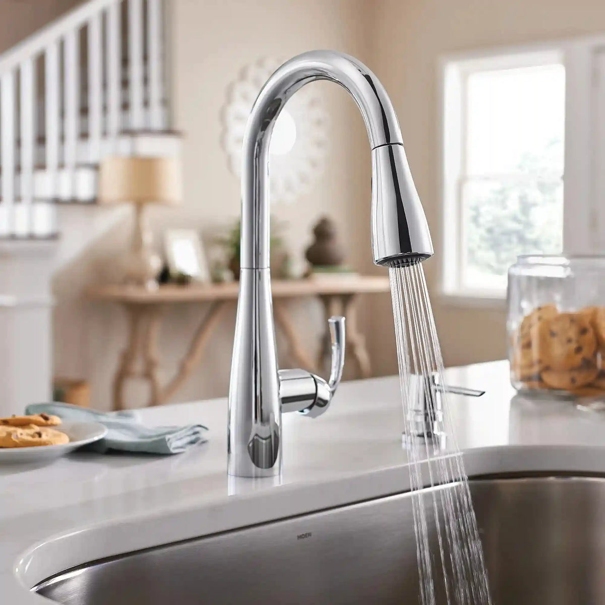 Essie One-Handle High Arc Pulldown Kitchen Faucet
