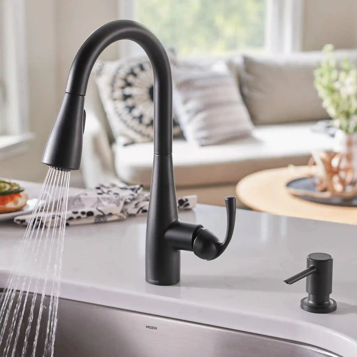 Essie One-Handle High Arc Pulldown Kitchen Faucet
