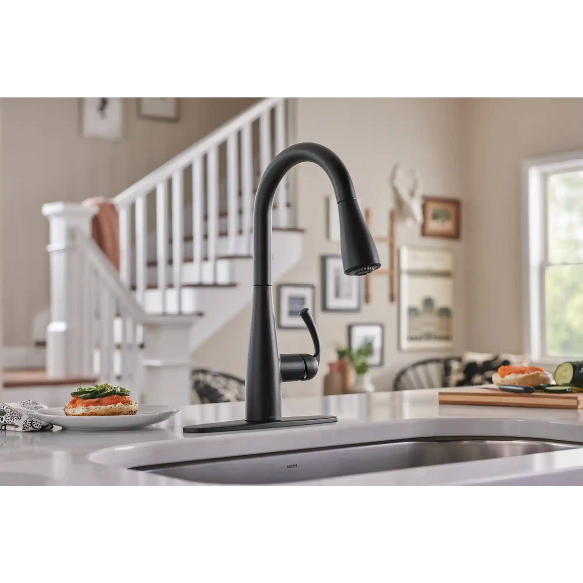 Essie One-Handle High Arc Pulldown Kitchen Faucet