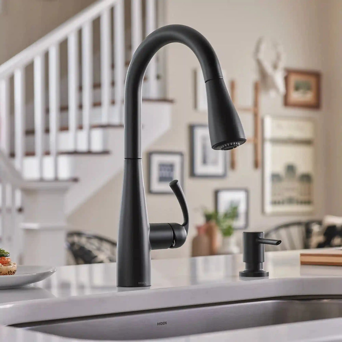 Essie One-Handle High Arc Pulldown Kitchen Faucet