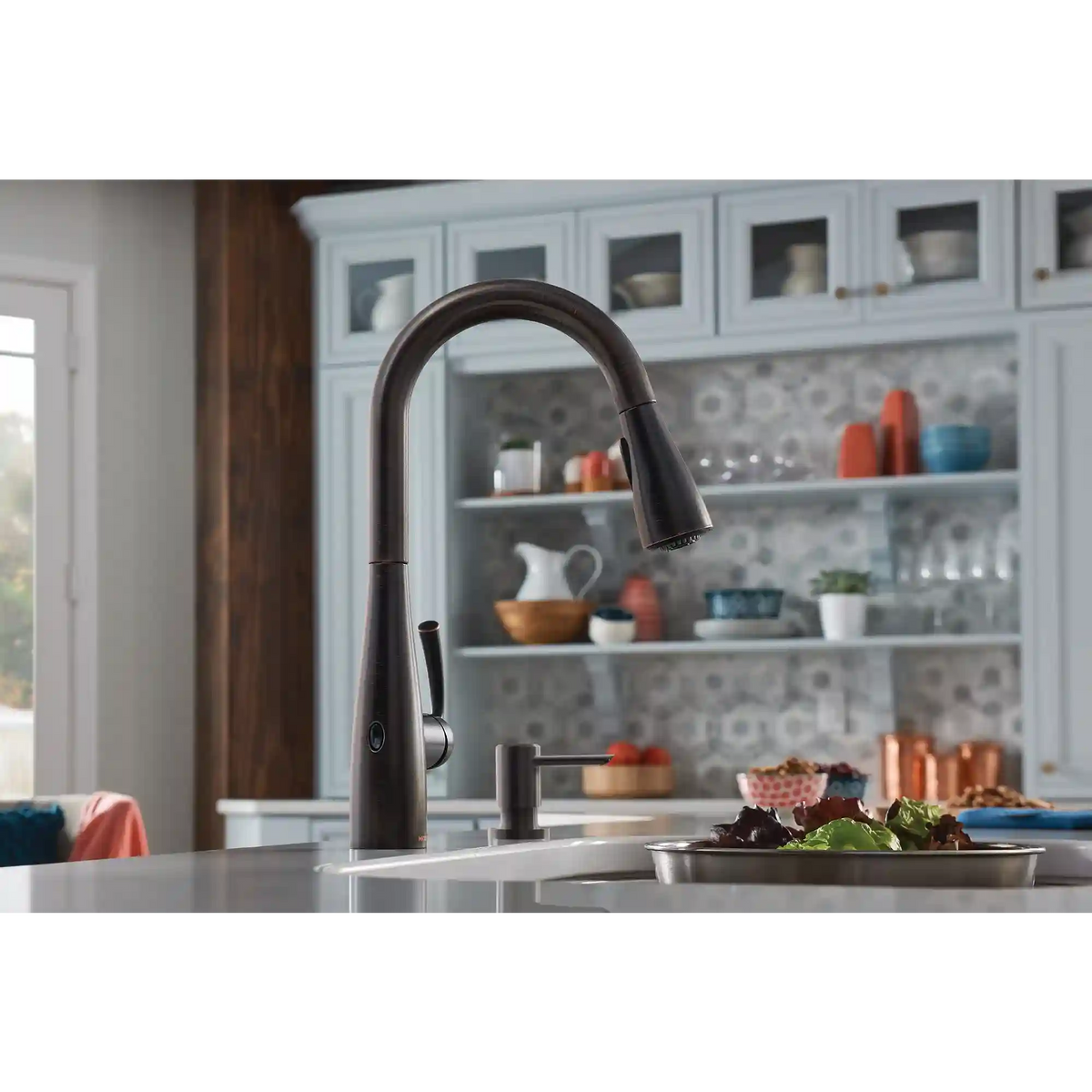 Essie MotionSense One-Handle High Arc Single Sensor Pulldown Kitchen Faucet