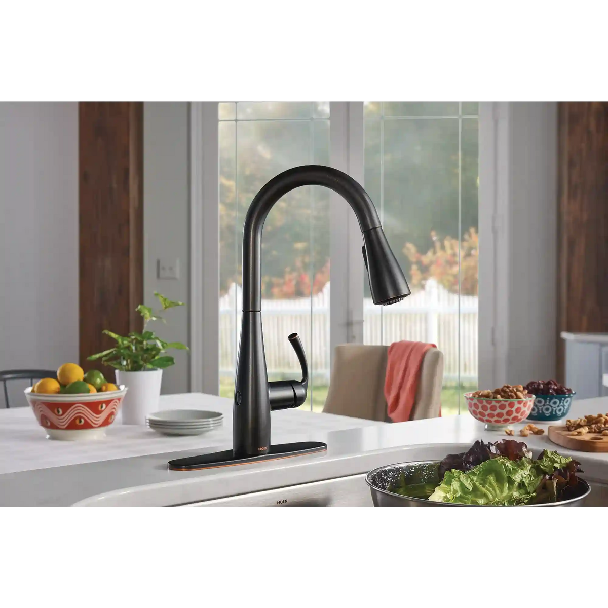 Essie MotionSense One-Handle High Arc Single Sensor Pulldown Kitchen Faucet