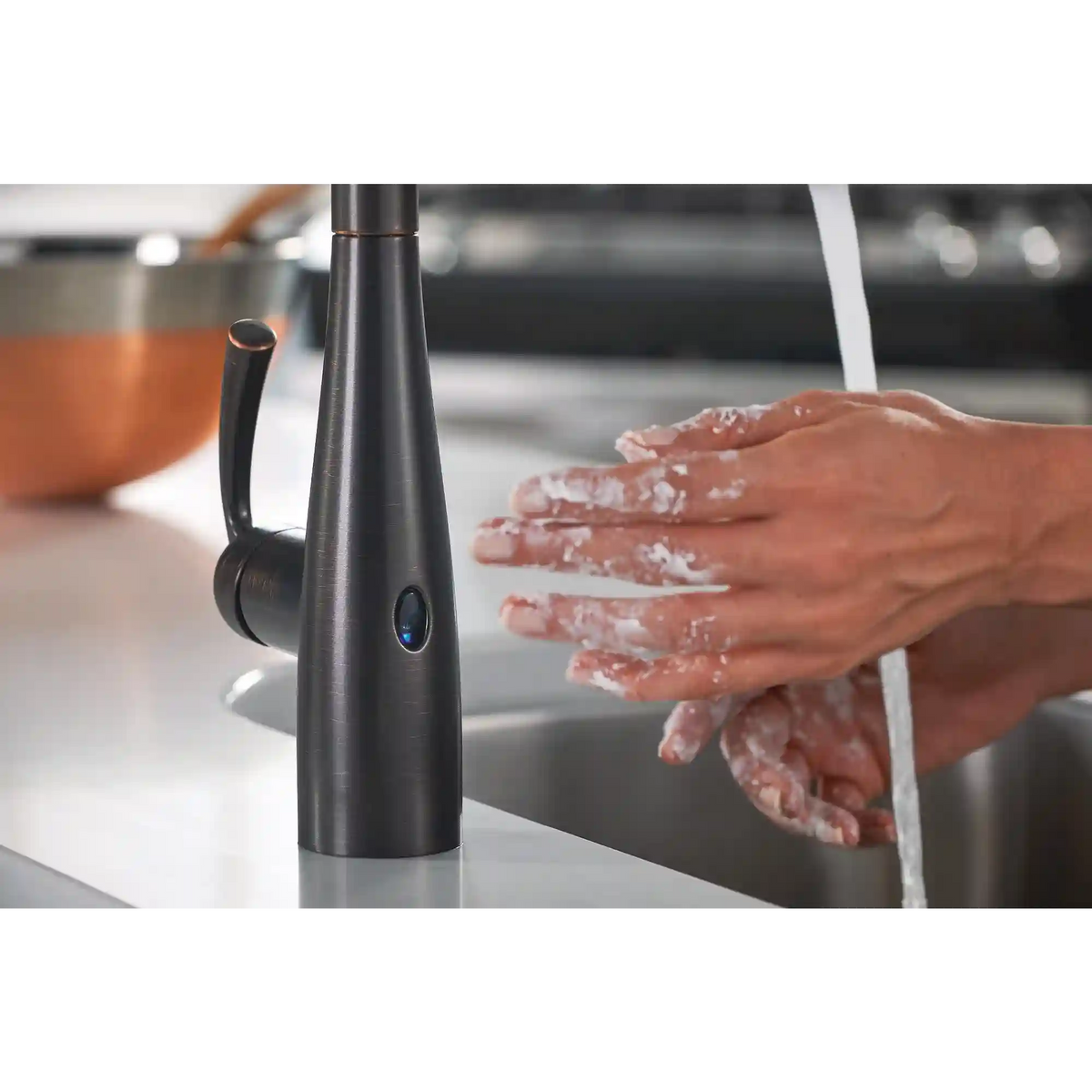 Essie MotionSense One-Handle High Arc Single Sensor Pulldown Kitchen Faucet