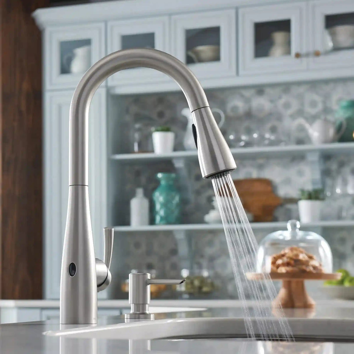 Essie MotionSense One-Handle High Arc Single Sensor Pulldown Kitchen Faucet
