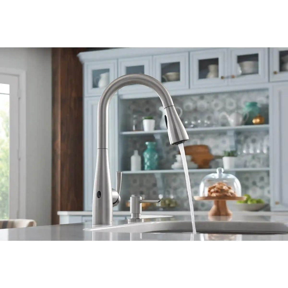 Essie MotionSense One-Handle High Arc Single Sensor Pulldown Kitchen Faucet