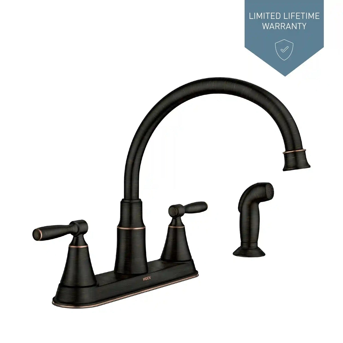 Hutchinson Two-Handle High Arc Kitchen Faucet