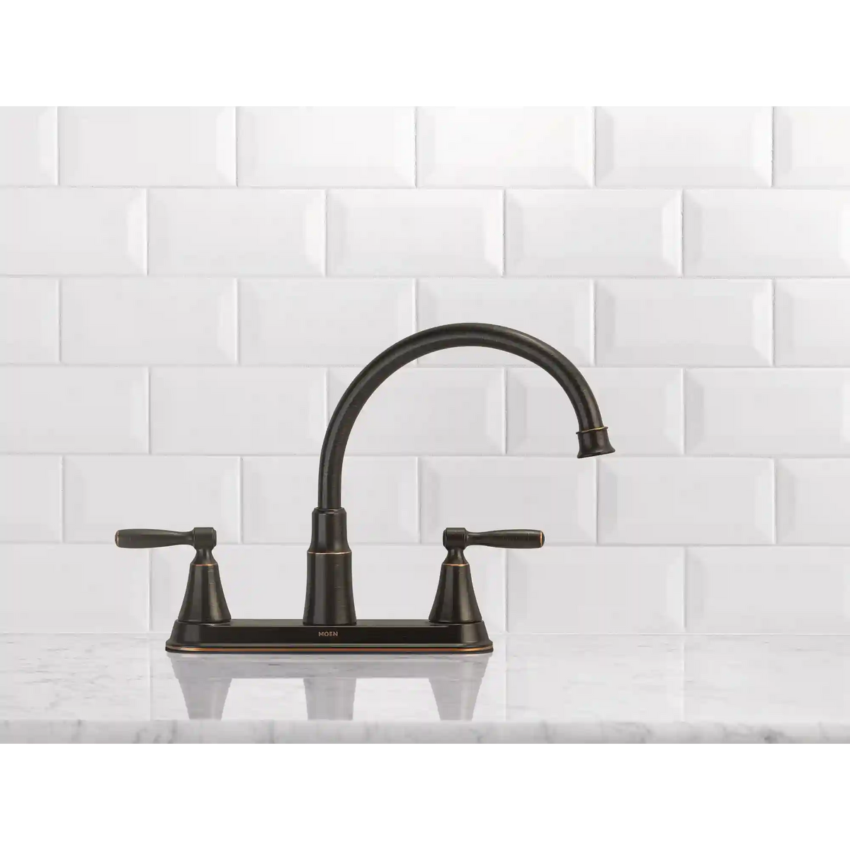 Hutchinson Two-Handle High Arc Kitchen Faucet