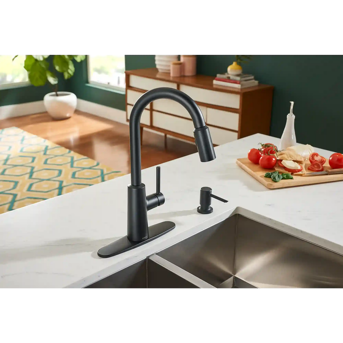 Nori One-Handle High Arc Pulldown Kitchen Faucet