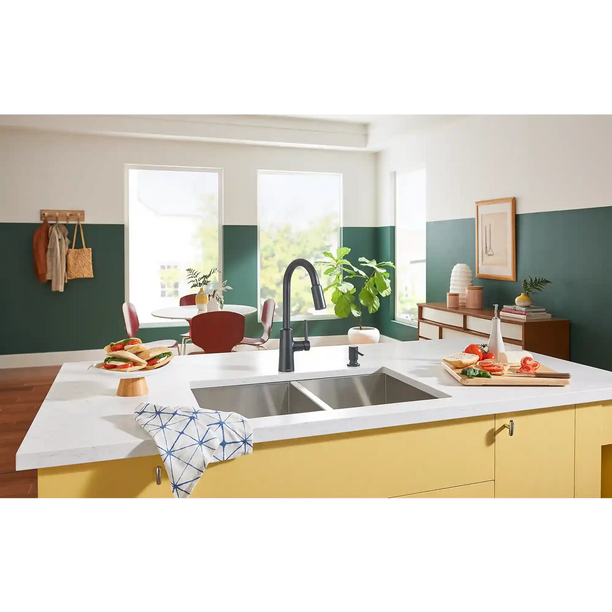 Nori One-Handle High Arc Pulldown Kitchen Faucet