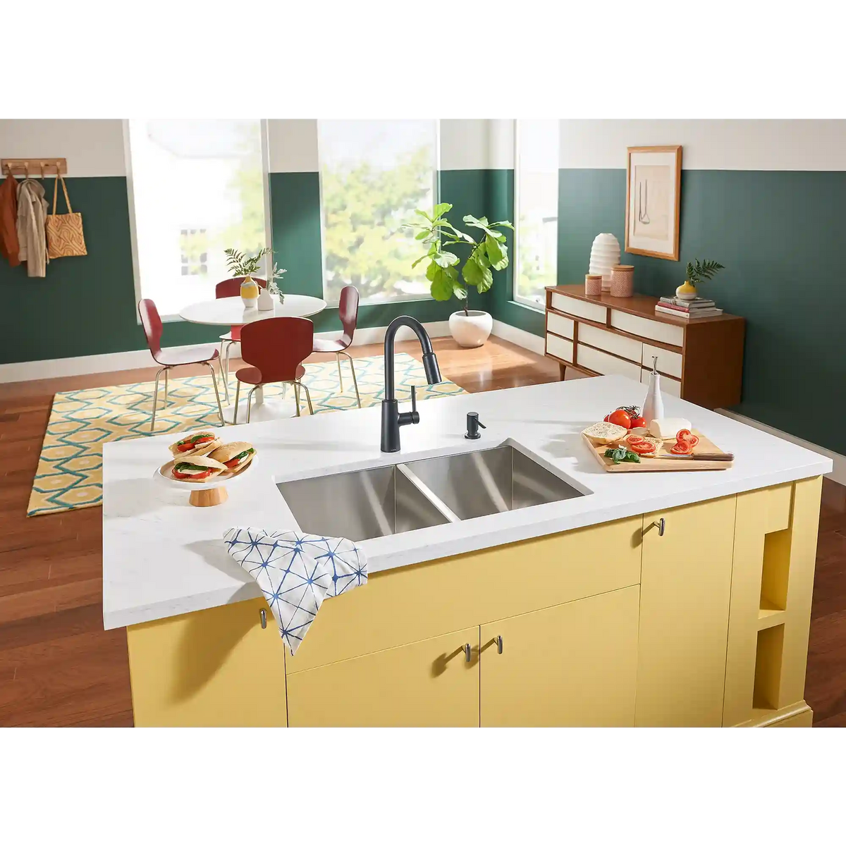 Nori One-Handle High Arc Pulldown Kitchen Faucet