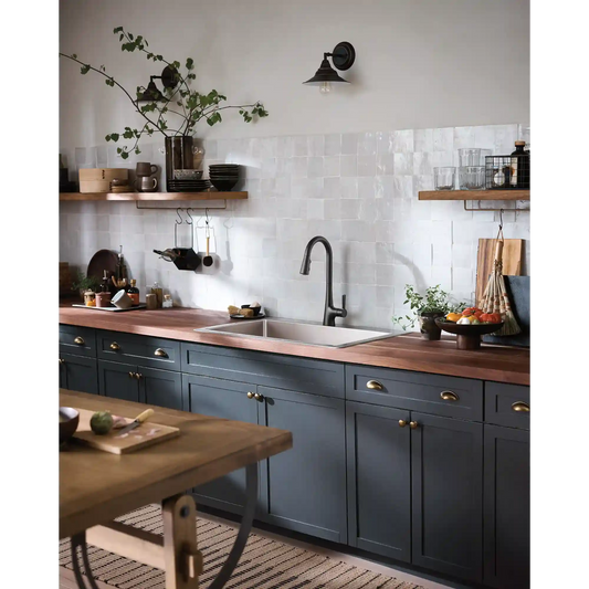 Mikah One-Handle High Arc Pulldown Kitchen Faucet