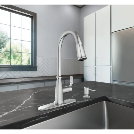 Nolia One-Handle High Arc Pulldown Kitchen Faucet