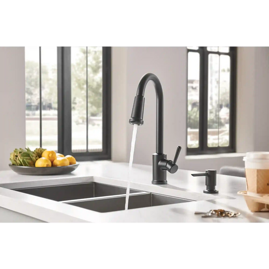 Indi One-Handle High Arc Pulldown Kitchen Faucet