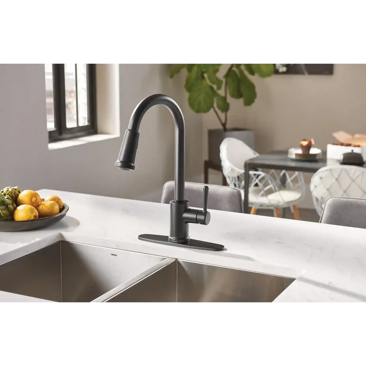 Indi One-Handle High Arc Pulldown Kitchen Faucet