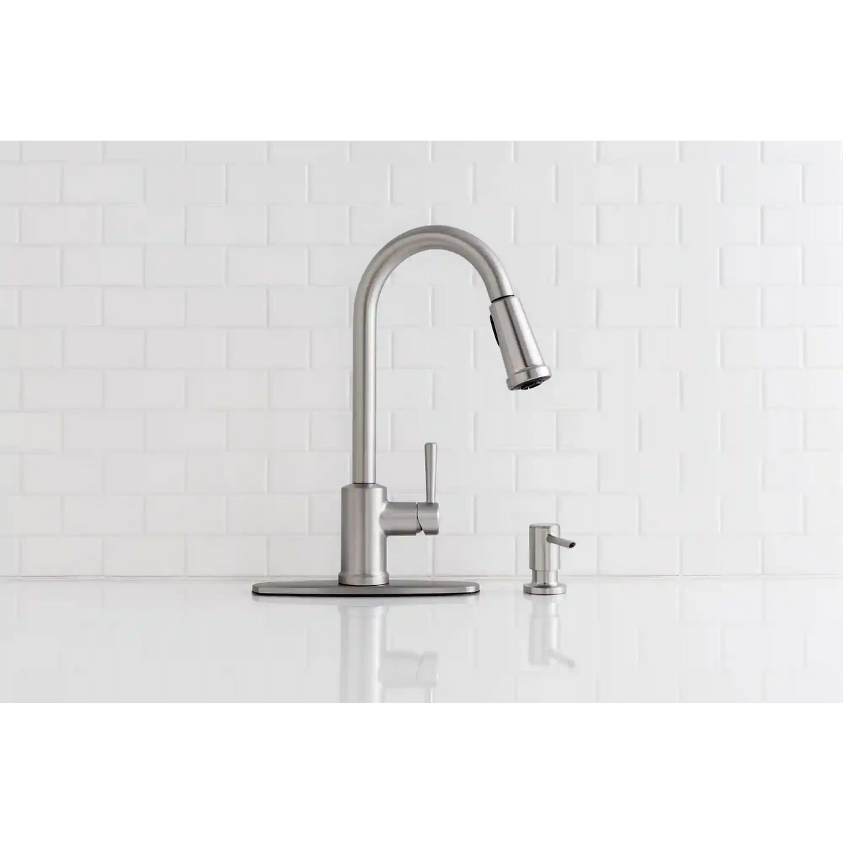 Indi One-Handle High Arc Pulldown Kitchen Faucet