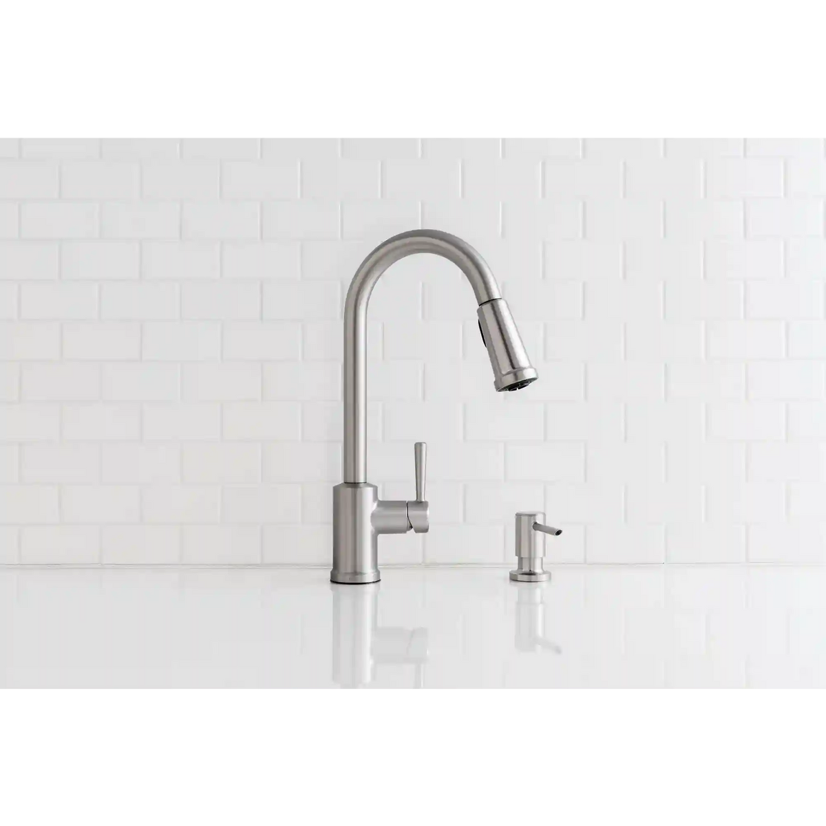 Indi One-Handle High Arc Pulldown Kitchen Faucet