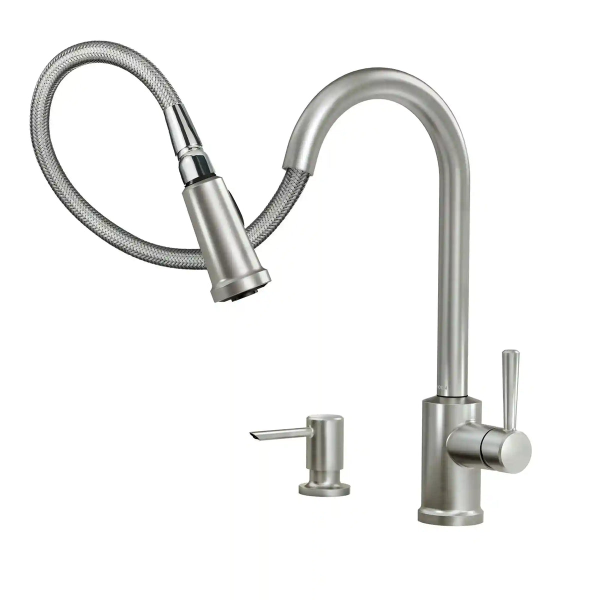 Indi One-Handle High Arc Pulldown Kitchen Faucet