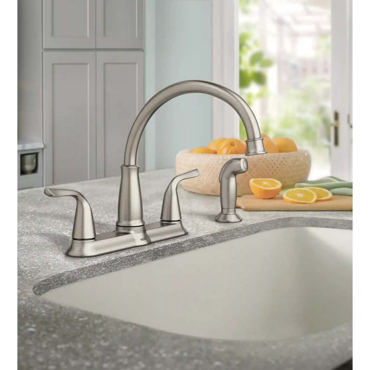 Brecklyn Two-Handle Low Arc Kitchen Faucet