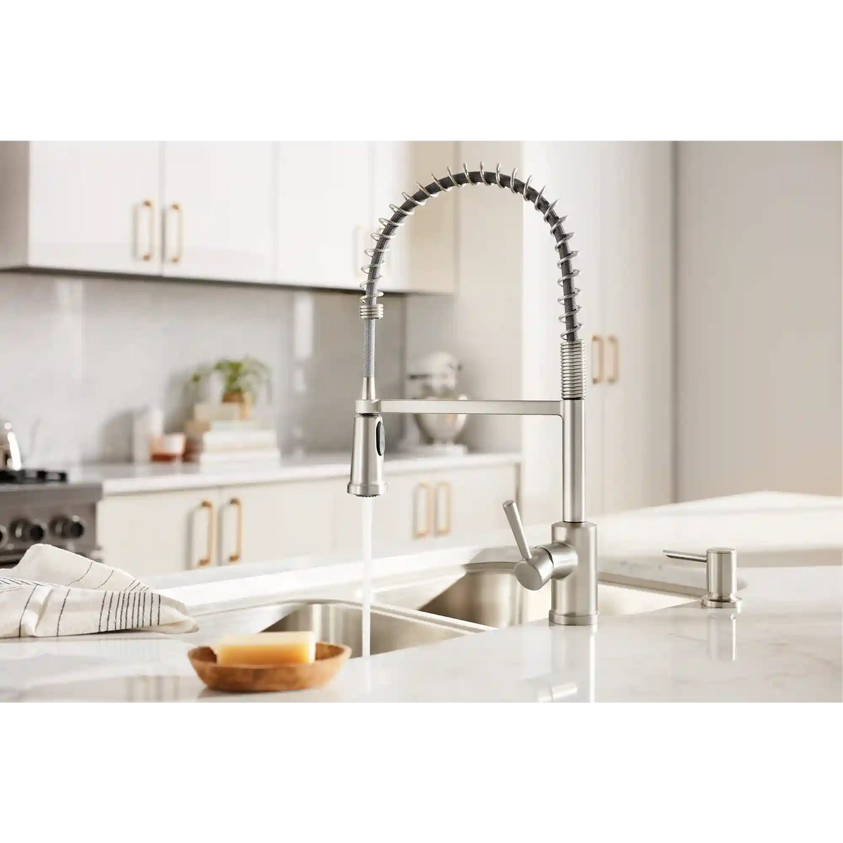 Indi Pre-Rinse Spring Kitchen Faucet