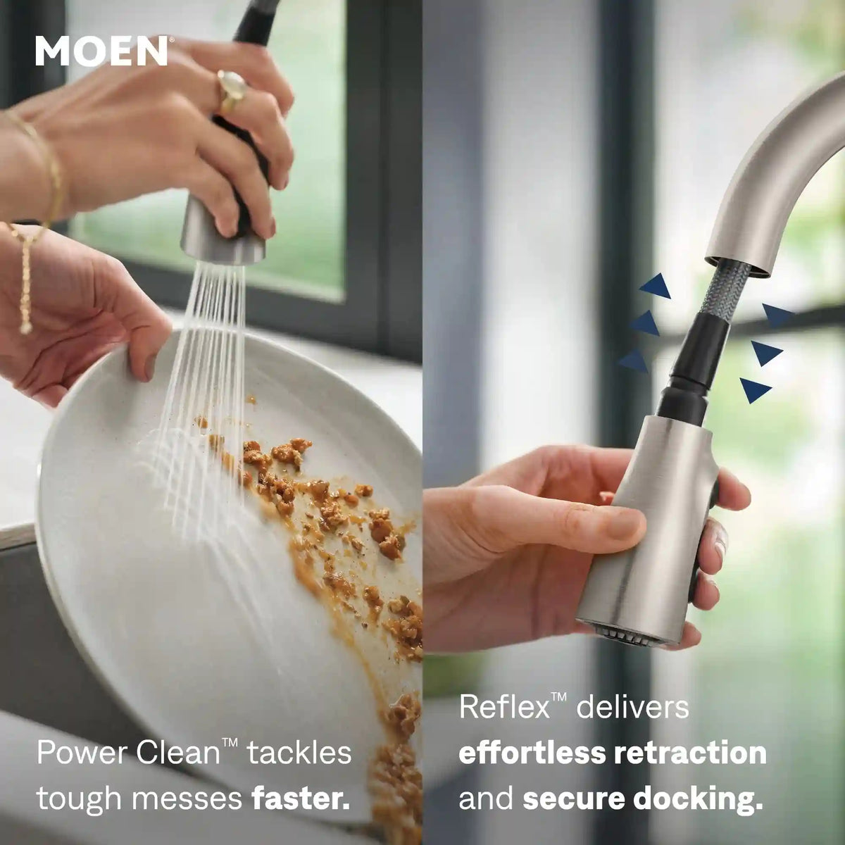 Adler MotionSense Wave Single Sensor One-Handle High Arc Pulldown Kitchen Faucet