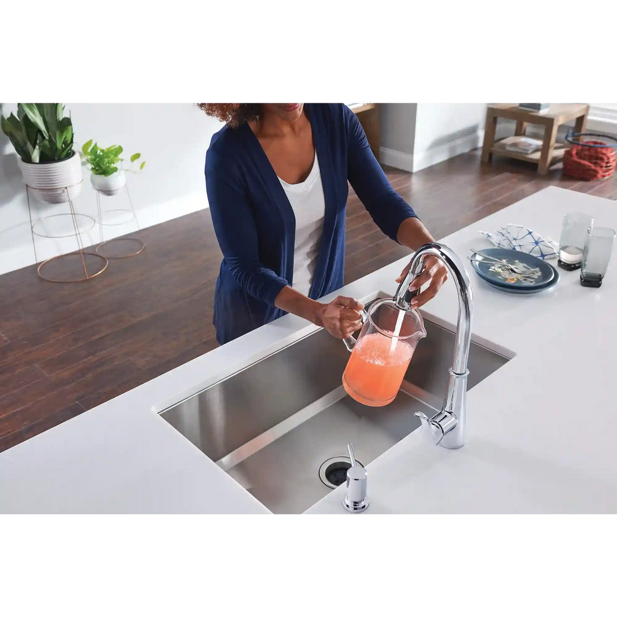 Hadley One-Handle Pulldown Kitchen Faucet