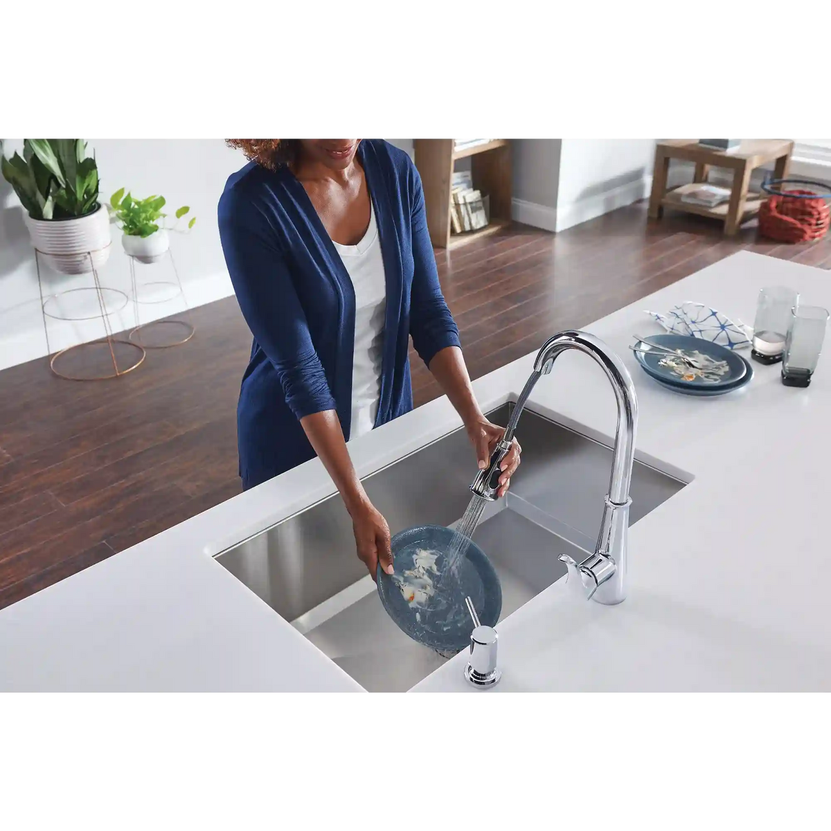Hadley One-Handle Pulldown Kitchen Faucet