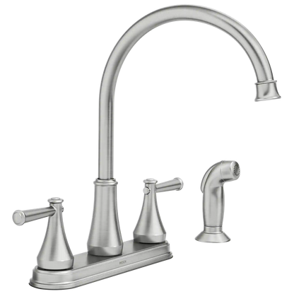 Stevie Two-Handle High Arc Kitchen Faucet