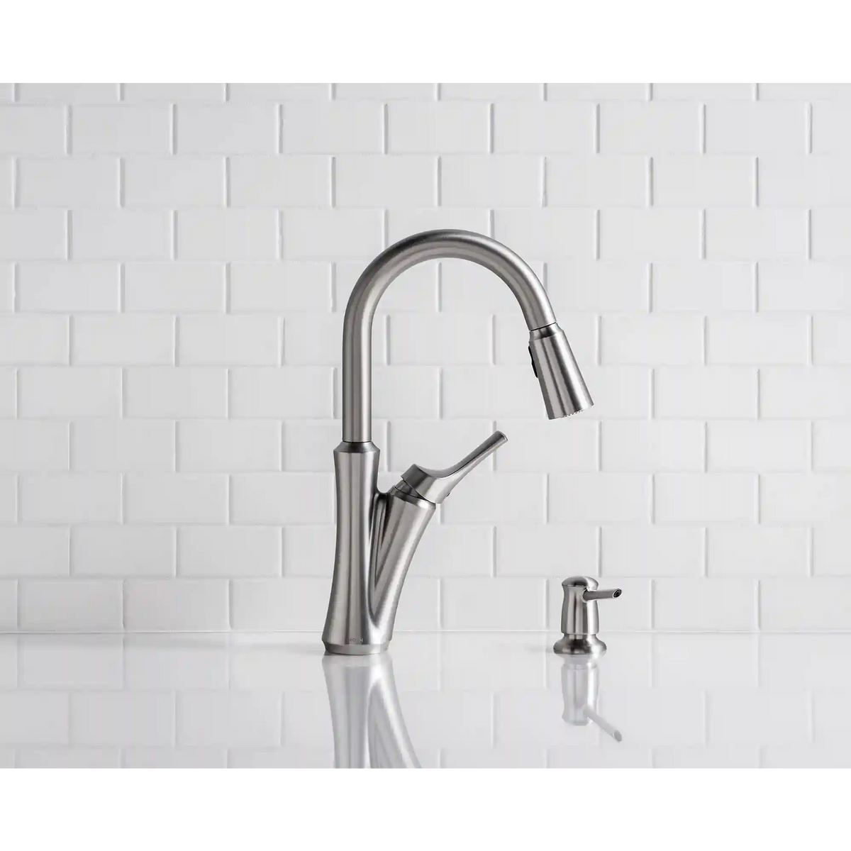 Benson One-Handle High Arc Pulldown Kitchen Faucet
