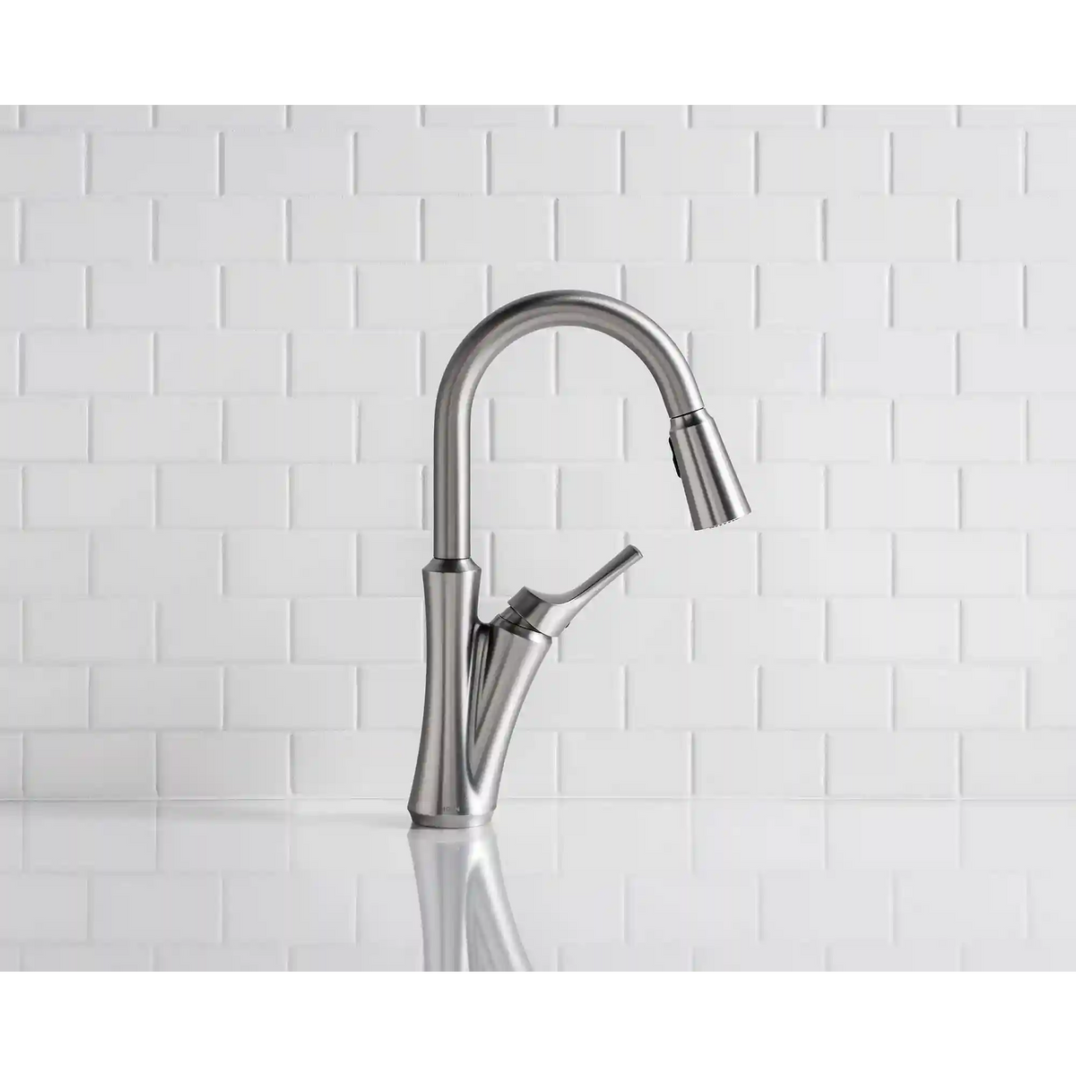 Benson One-Handle High Arc Pulldown Kitchen Faucet