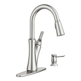 Benson One-Handle High Arc Pulldown Kitchen Faucet
