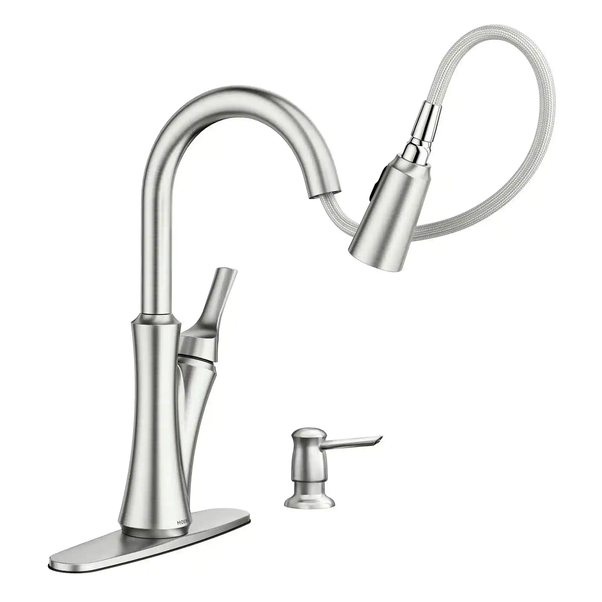 Benson One-Handle High Arc Pulldown Kitchen Faucet