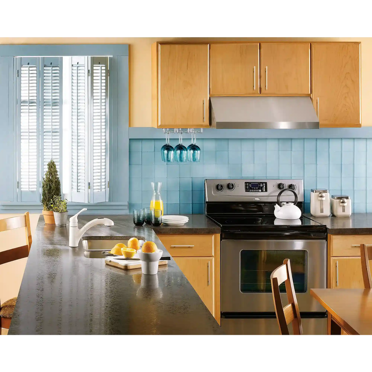 Renzo One-Handle Low Arc Pullout Kitchen Faucet