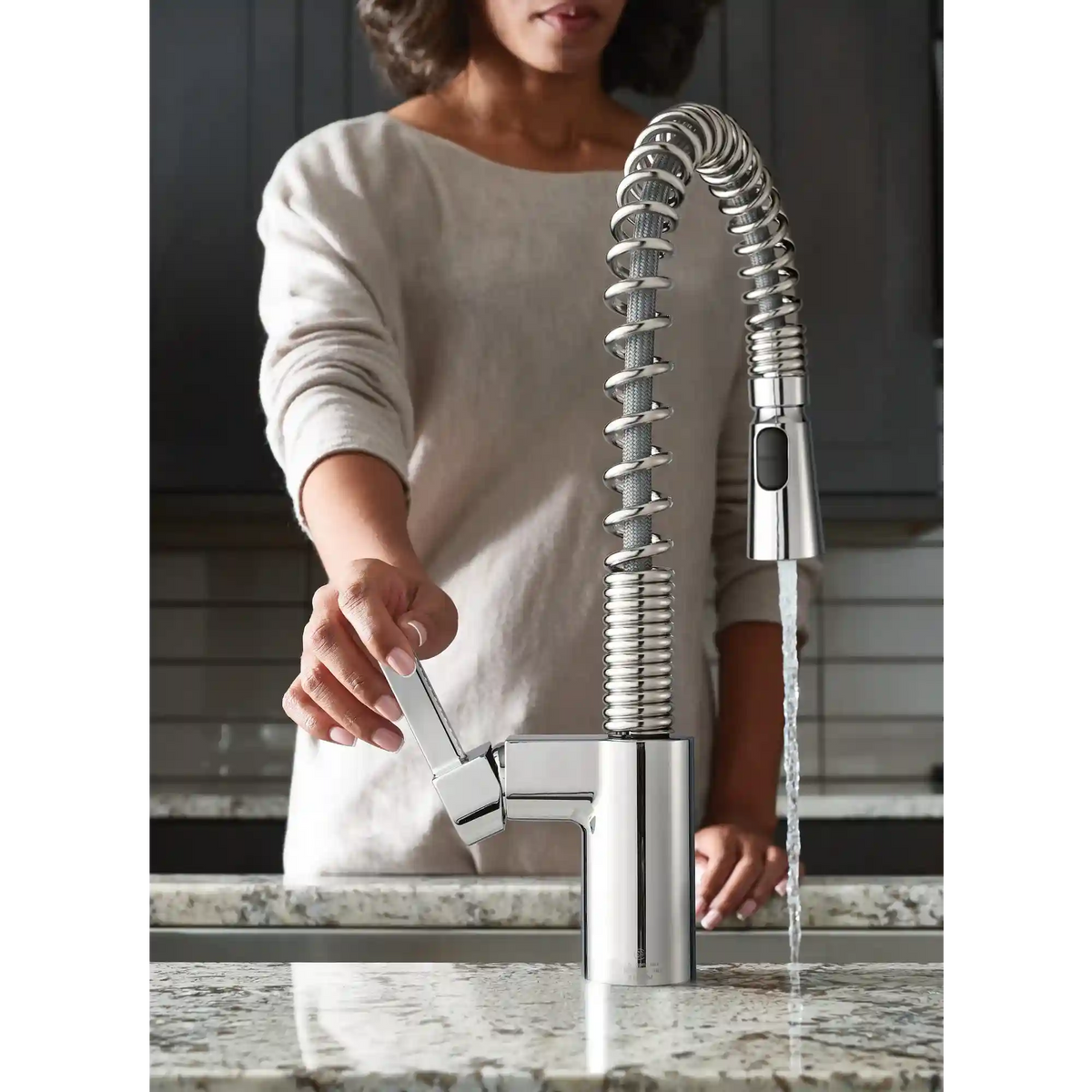 Moen One-Handle High Arc Pulldown Kitchen Faucet
