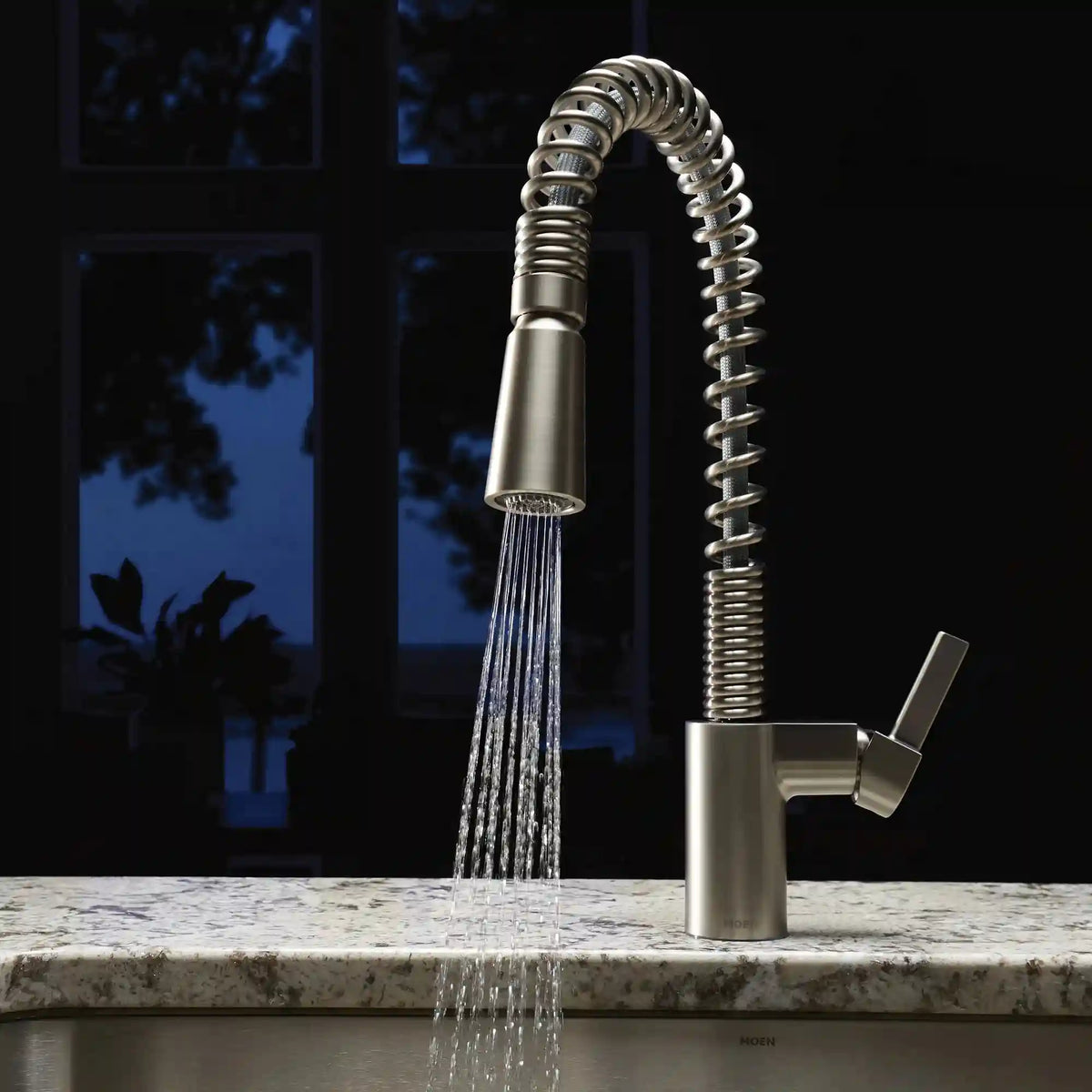 Moen One-Handle High Arc Pulldown Kitchen Faucet