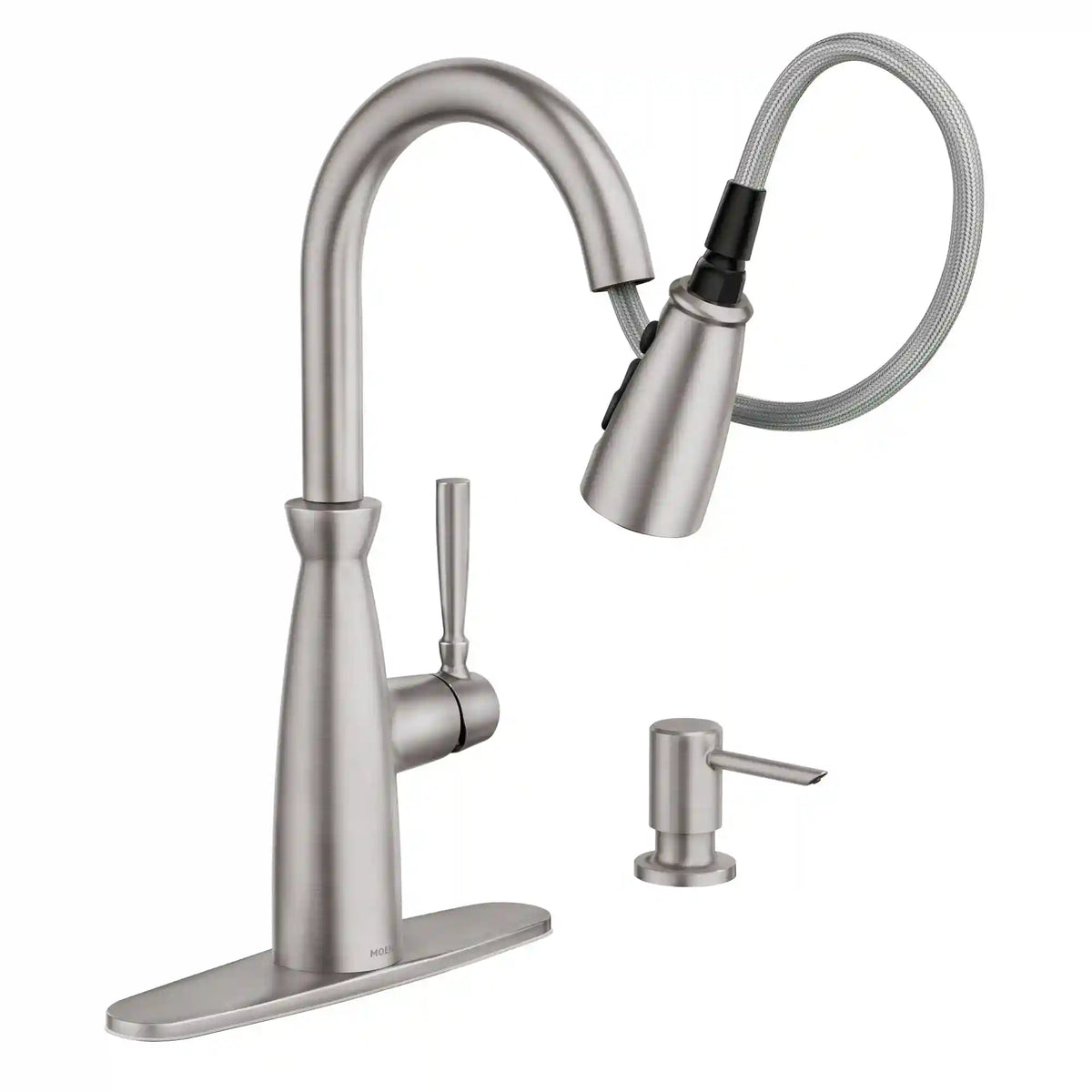 Surie One-Handle High Arc Pulldown Kitchen Faucet