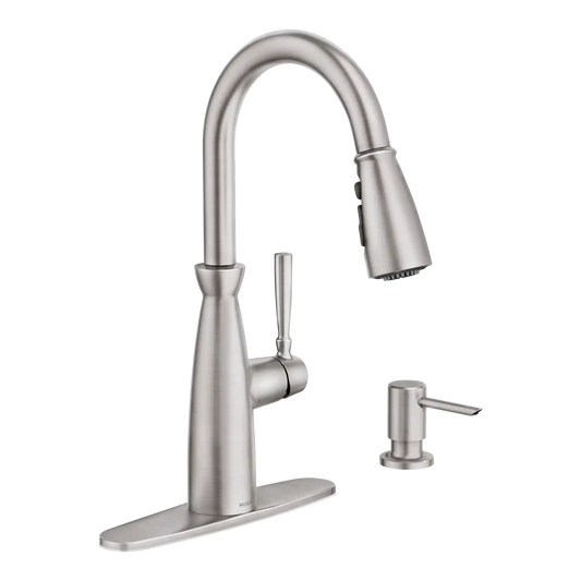 Surie One-Handle High Arc Pulldown Kitchen Faucet