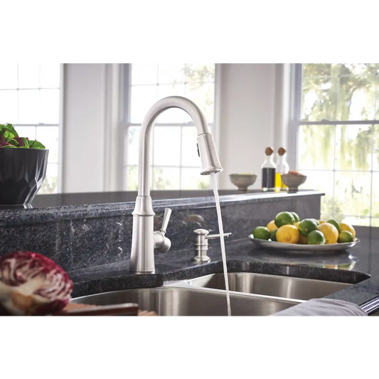 Caris One-Handle High Arc Kitchen Faucet