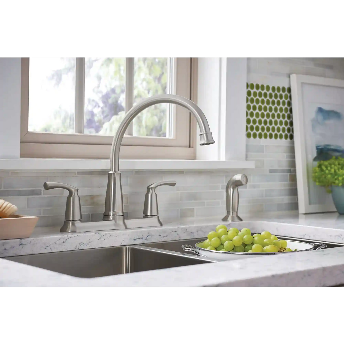 Bexley Two-Handle High Arc Kitchen Faucet