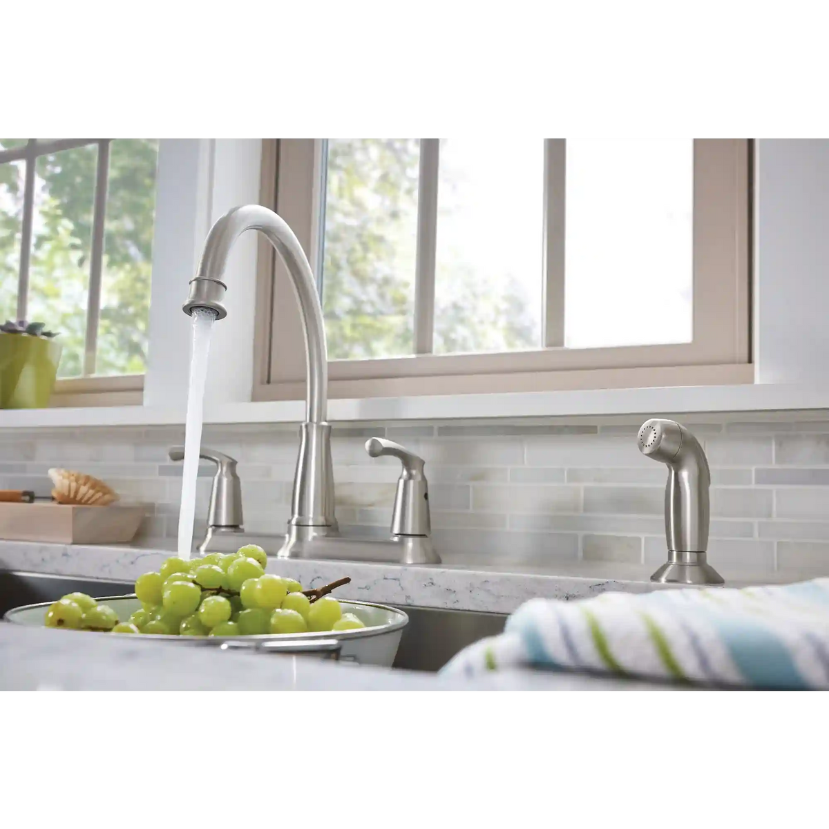 Bexley Two-Handle High Arc Kitchen Faucet
