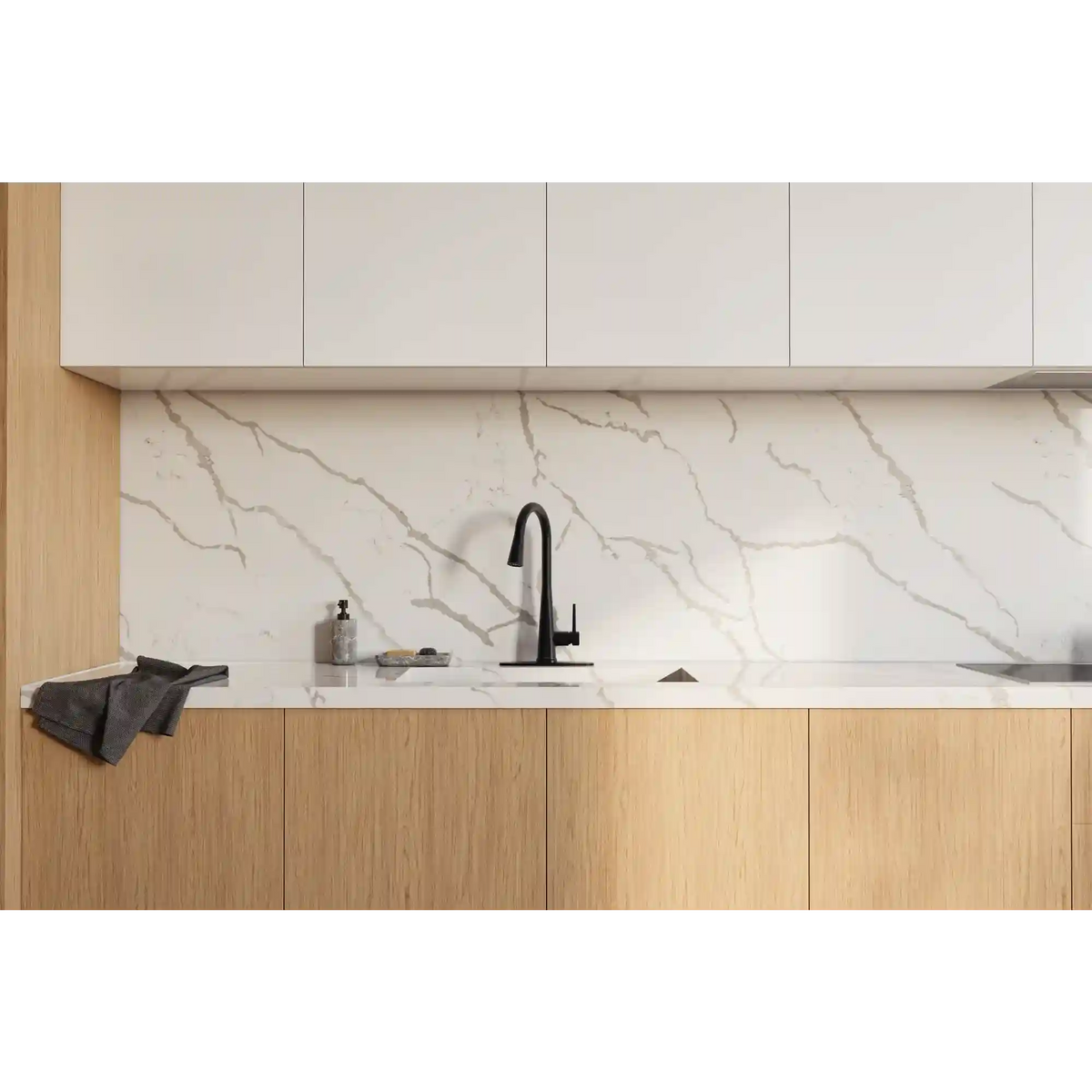 Swyre One-Handle High Arc Pulldown Kitchen Faucet