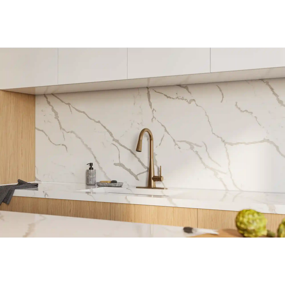 Swyre One-Handle High Arc Pulldown Kitchen Faucet
