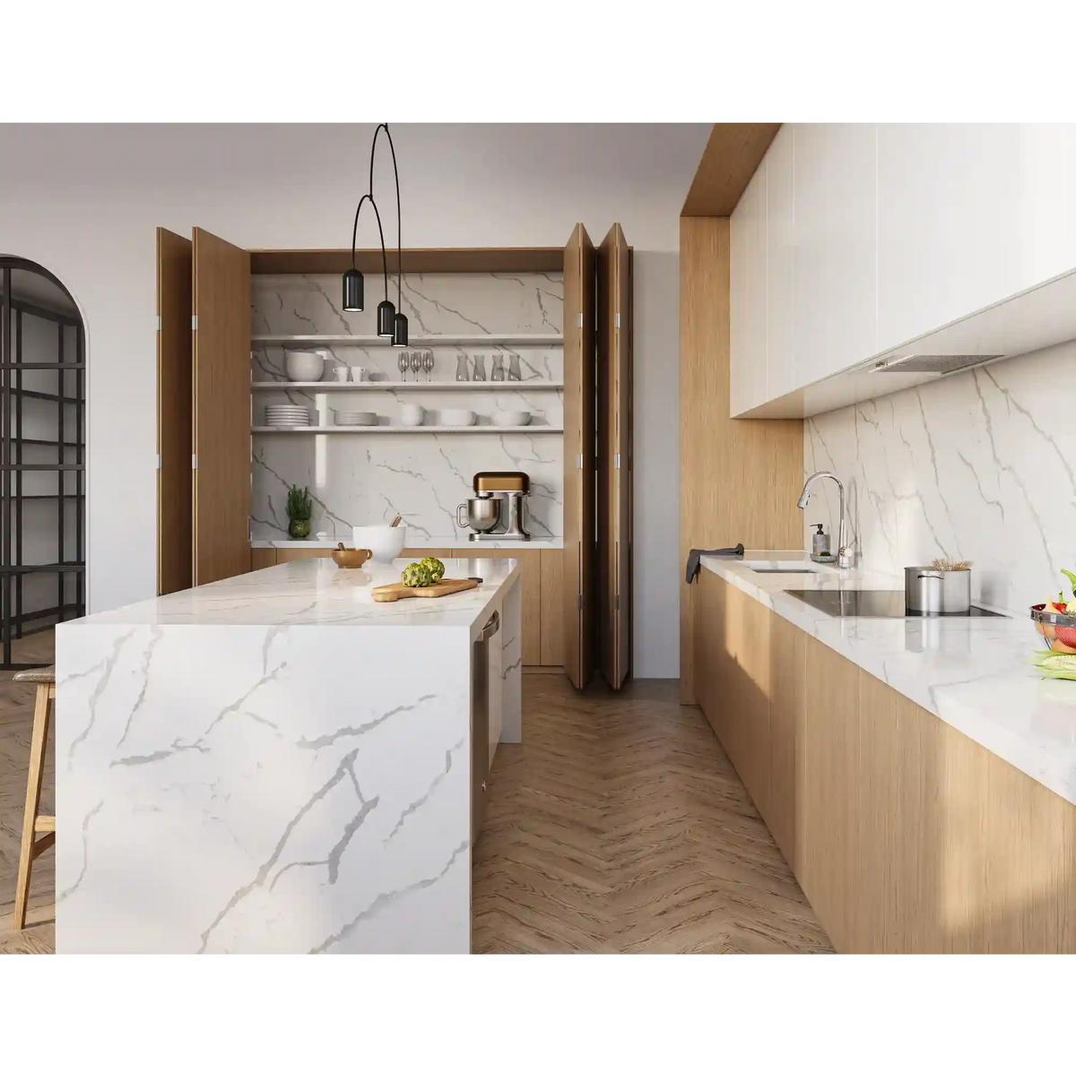 Swyre One-Handle High Arc Pulldown Kitchen Faucet