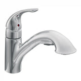 Caprillo One-Handle Low Arc Pullout Kitchen Faucet