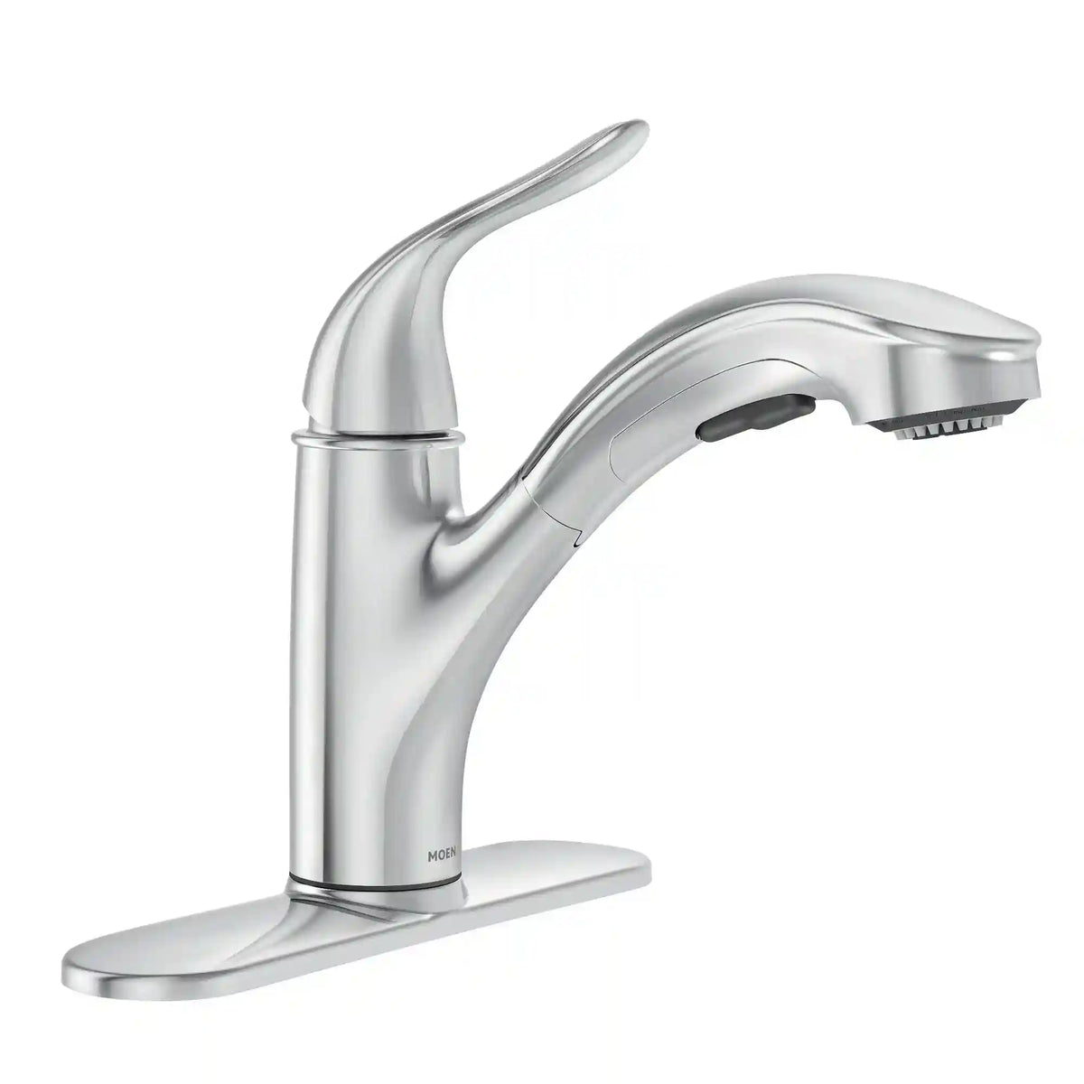 Brecklyn One-Handle Low Arc Pullout Kitchen Faucet