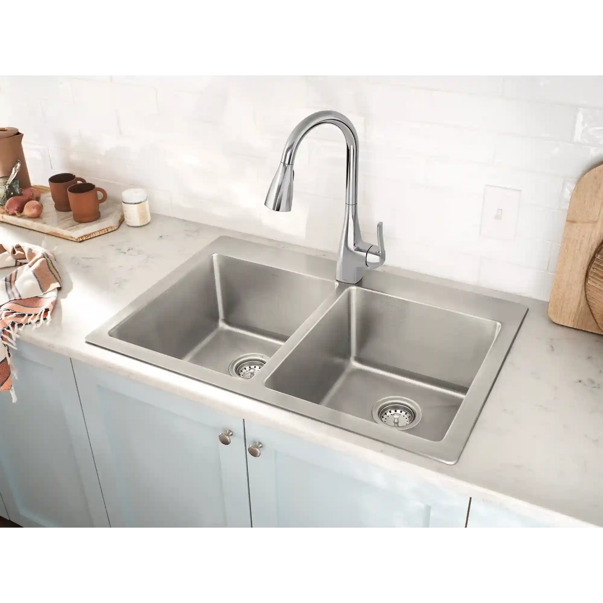 Kiran One-Handle High Arc Pulldown Kitchen Faucet
