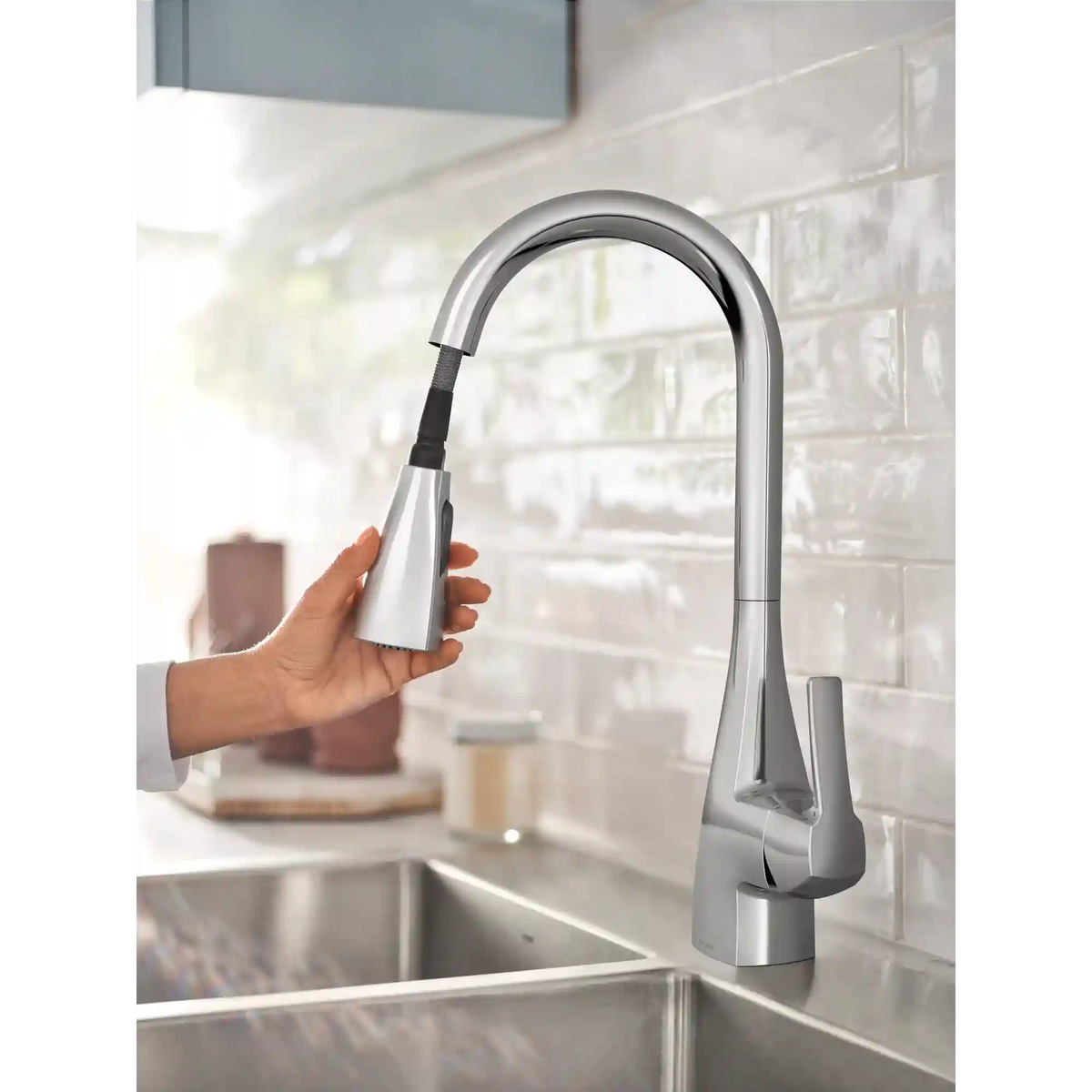 Kiran One-Handle High Arc Pulldown Kitchen Faucet
