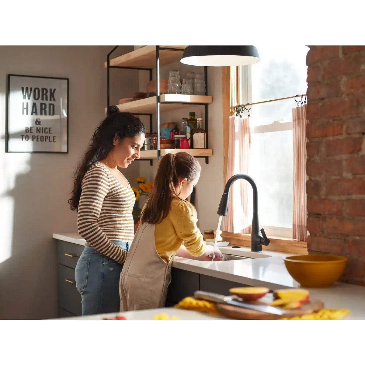 Haelyn One-Handle High Arc Pulldown Kitchen Faucet