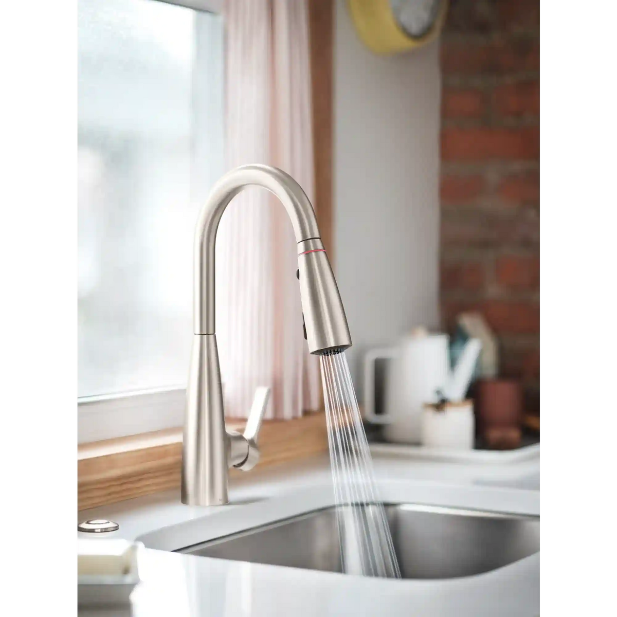 Haelyn One-Handle High Arc Pulldown Kitchen Faucet