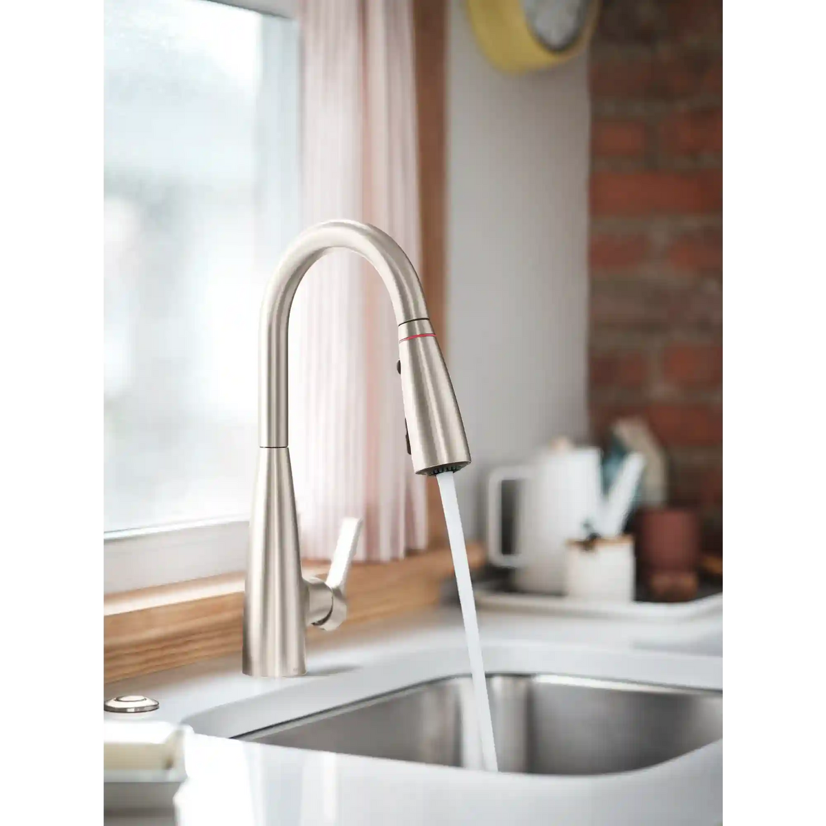 Haelyn One-Handle High Arc Pulldown Kitchen Faucet