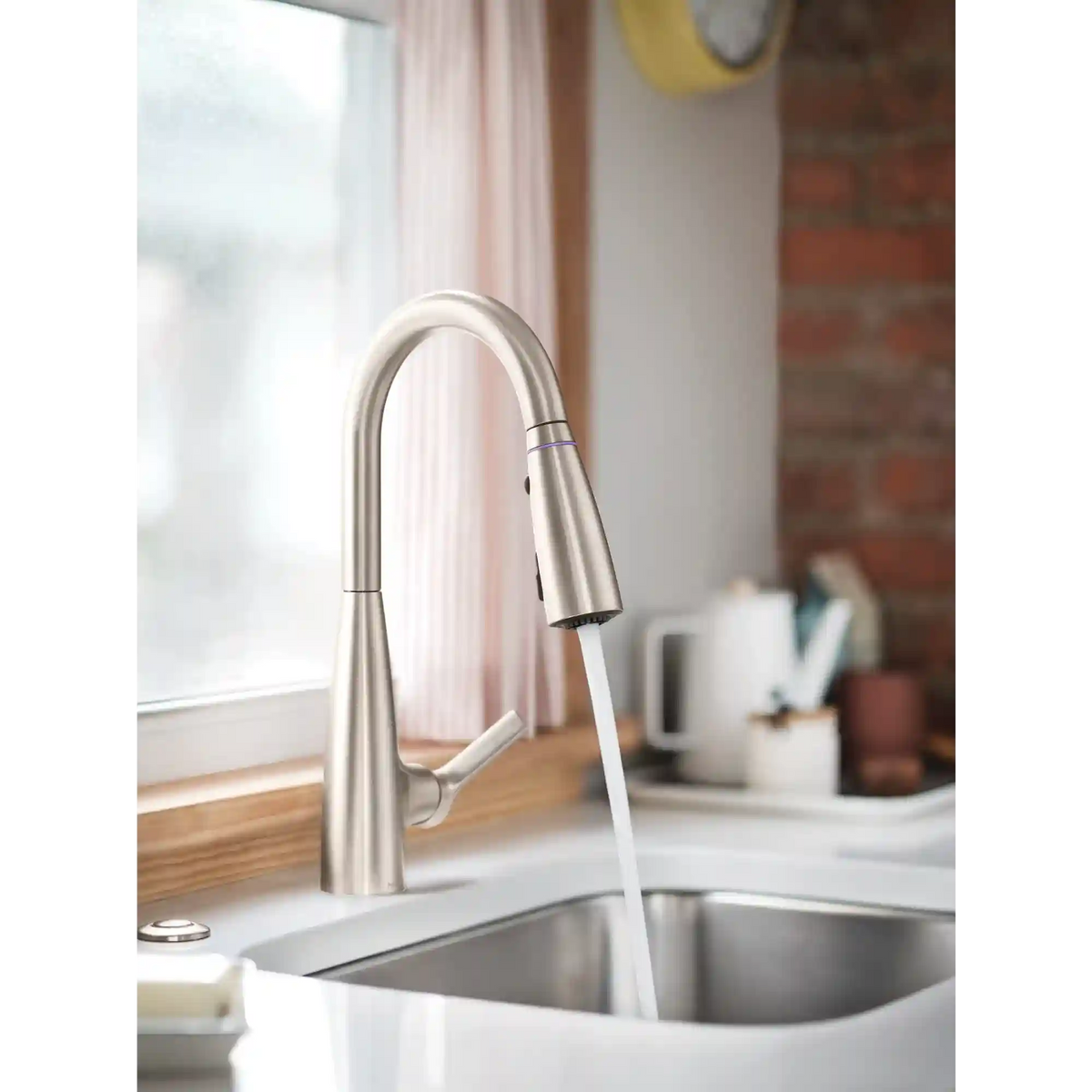 Haelyn One-Handle High Arc Pulldown Kitchen Faucet